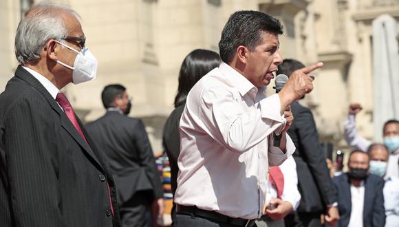 Pedro Castillo afronta una segunda moción de vacancia en siete meses de gestión. El primero ocurrió en diciembre del 2021. (Foto: Presidencia)