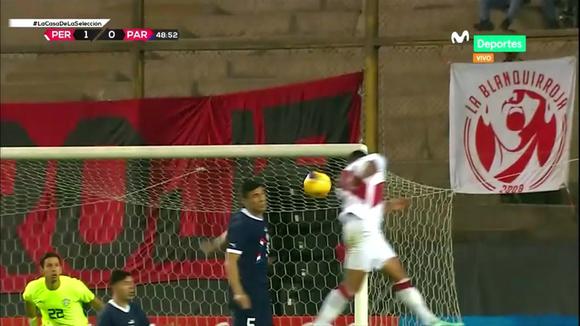 Alex Valera pone el 1-0 para Perú ante Paraguay  (América TV)