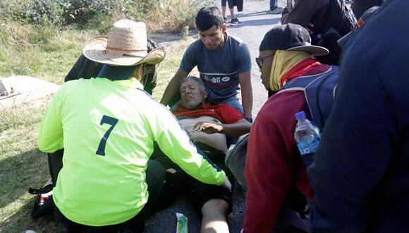 Las autoridades de México iniciaron el peritaje para determinar las causas del accidente en el que murieron al menos 55 migrantes. (Foto: Carlos López / EFE)