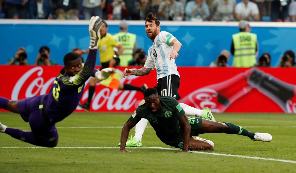 Lionel Messi Gol En Argentina Vs Nigeria Por El Grupo D Del Mundial Rusia 2018 [video