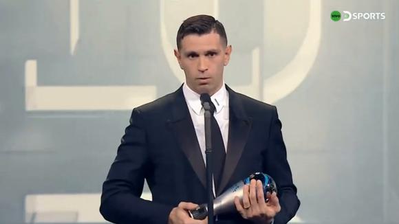 ‘Dibu’ Martínez ganó el Premio FIFA The Best a mejor arquero del año