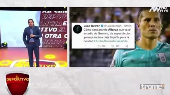 Leao Butrón receives a terrible response from 'Paco' Bazán for controversial Twitter (video: ATV)