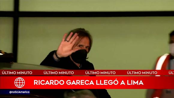Ricardo Gareca aterrizó en Lima para su despedida de la Selección Peruana