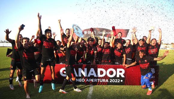 Melgar se proclamó campeón del Torneo Apertura 2022. Foto: Liga 1.