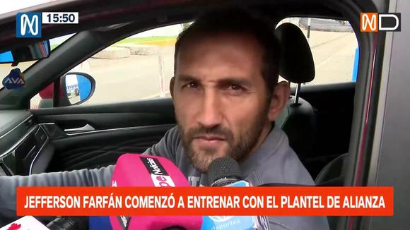 Hernán Barcos comenta regreso de  Jefferson Farfán (video: Canal N)