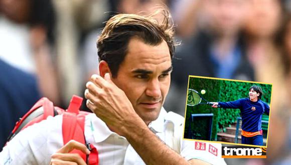 Roger Federer recibió despedida de Lionel Messi (Foto: Getty Images)