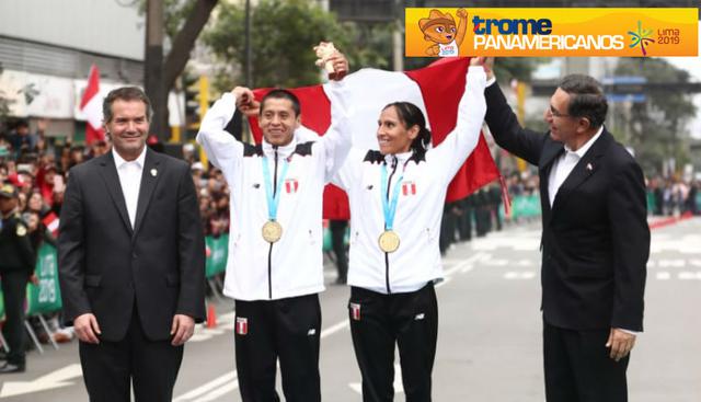 Gobierno les otorgará un departamento a Gladys Tejeda y Christian Pacheco  por ganar medalla de oro en los Panamericanos 2019.