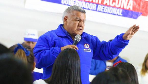 El candidato de APP, César Acuña, pide que no lo relacionen con Pedro Castillo. (Foto: Difusión)