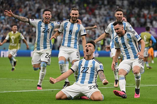 La Selección Argentina juega con Croacia el pase a la final del Mundial (Foto: AFP)