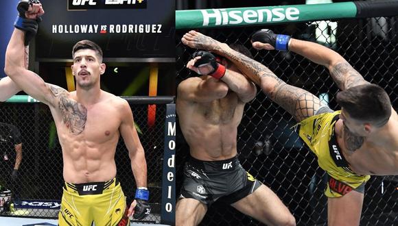 Español Joel Álvarez sumó una nueva victoria en el UFC. (UFC Instagram)