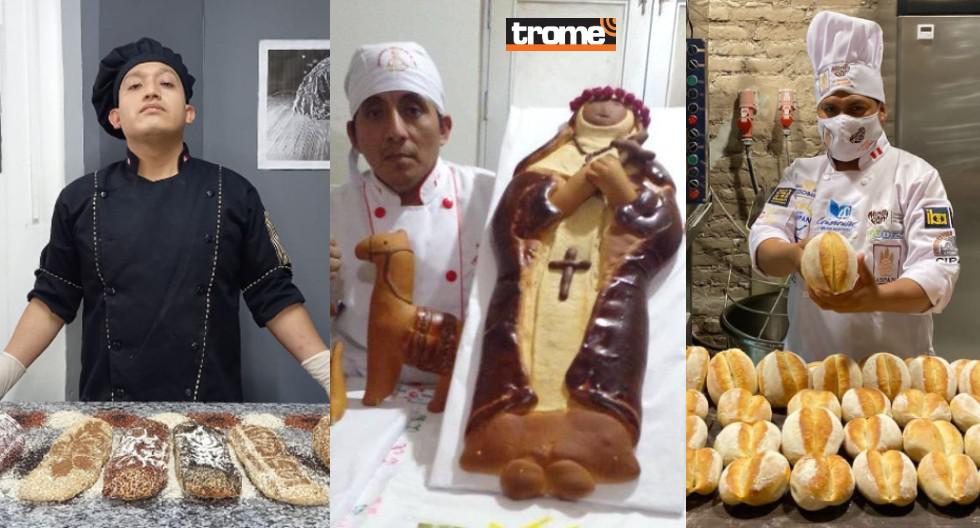 Panaderos peruanos en Campeonato Nacional del Pan 2021. Compiten en tres categorías: tanta wawa, pan francés y pan innovador. (Trome / Isabel Medina)
