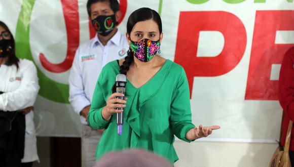 Verónika Mendoza aseguró que fortalecerá la capacidad de recaudación del Estado sin crear nuevos impuestos. (Foto: Difusión)