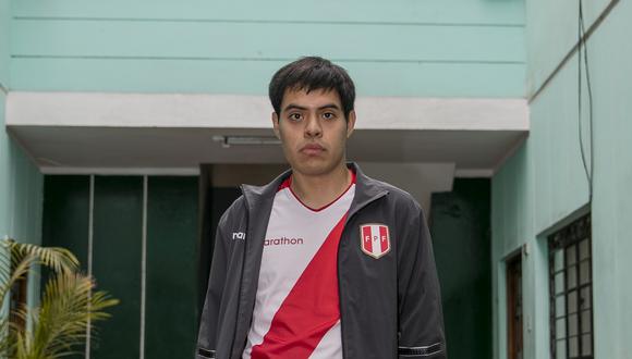 Edgar Gómez, capitán del equipo nacional de Futsal Down. (Foto: Julio Reaño)