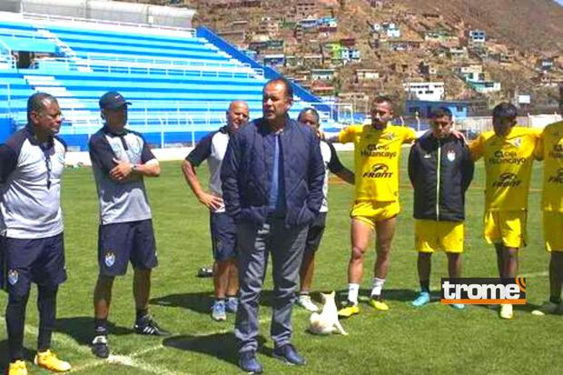 Juan Reynoso dedicó palabras a jugadores de Tarma (Foto: @adt_tarma)