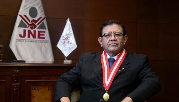 Jorge Luis Salas Arenas es el presidente del Jurado Nacional de Elecciones. (Foto: El Comercio)