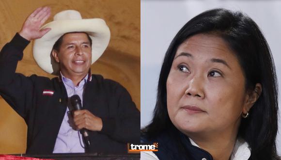 Pedro Castillo y Keiko Fujimori pelean voto a voto por el sillón presidencial
