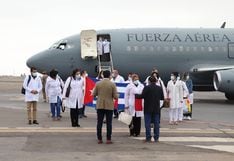 Moquegua: 16
                        médicos cubanos arriban a región sureña para
                        sumarse a la lucha contra el coronavirus
