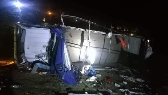 Fatal accidente se registró en la ruta hacia Lares, en la provincia cusqueña de Calca. (Foto: Diario Correo)