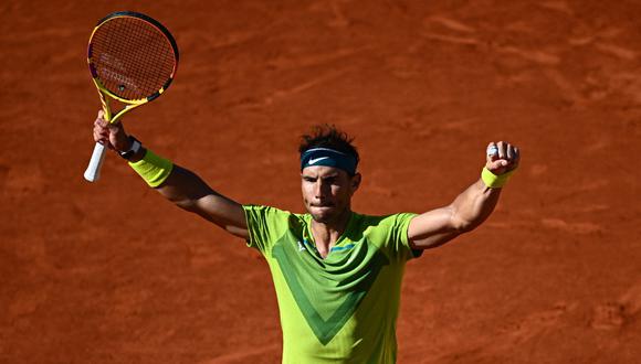 Rafael Nadal sigue firme en el Roland Garros 2022. Foto: AFP.