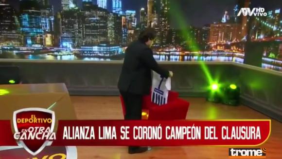 Paco Bazán saludó a Alianza Lima por el Torneo Clausura pero...  (video: ATV)