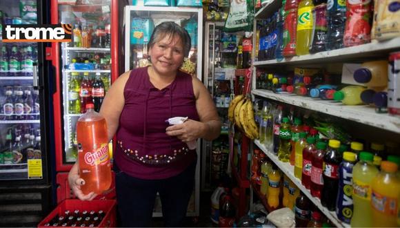 Doña Carmen adquiere los productos para su tienda a través del aplicativo BEES. (Foto: Trome)
