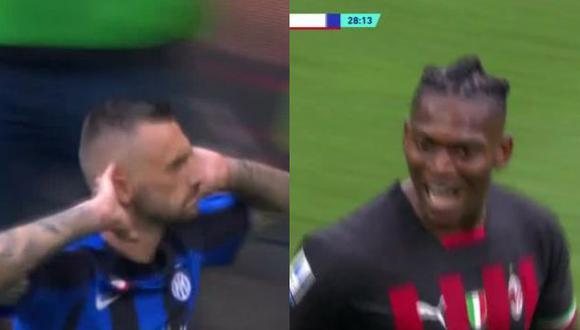 Los goles de Brozovic y Rafael Leao para el 1-1 del Milan vs. Inter por Serie A. (Foto: ESPN)