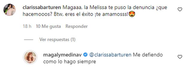 Magaly Medina responde a Melissa Paredes.