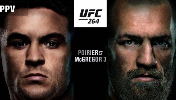Conoce a qué hora se disputará el UFC 264 Poirier vs McGregor 3