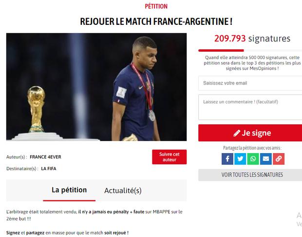 Franceses buscan que se vuelva a jugar el Francia vs. Argentina de Qatar 2022. Foto: Captura Mes Opinions.
