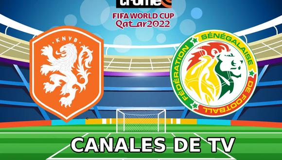 Canales de televisión para ver Holanda vs. Senegal en vivo y en directo este lunes 21 de noviembre por el grupo A del Mundial de Qatar 2022. (Foto: Composición Trome)