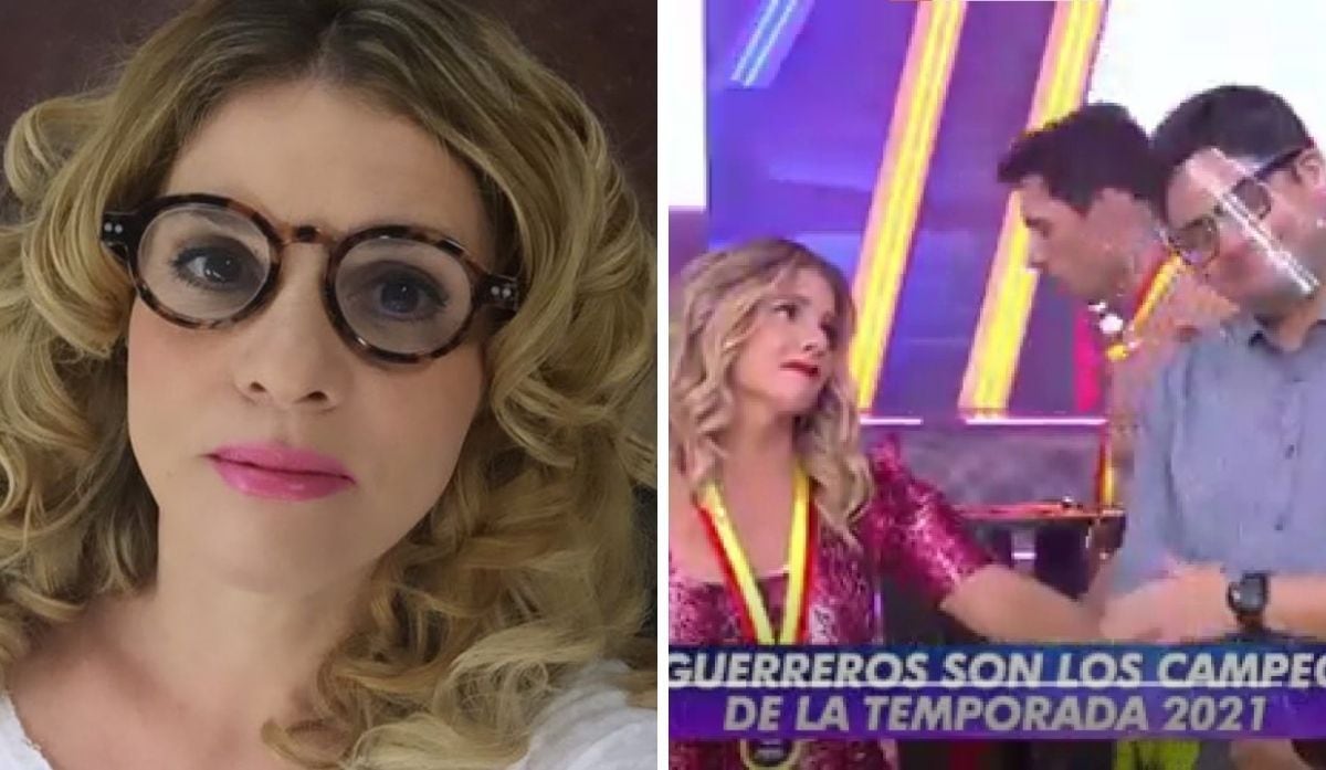 Johanna San Miguel breaks down in tears when saying goodbye to Gian Piero Díaz in the EEG final