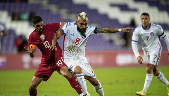 Chile vs. Qatar en partido en el Estadio Franz Horr en Austria. (Foto: Agencias)