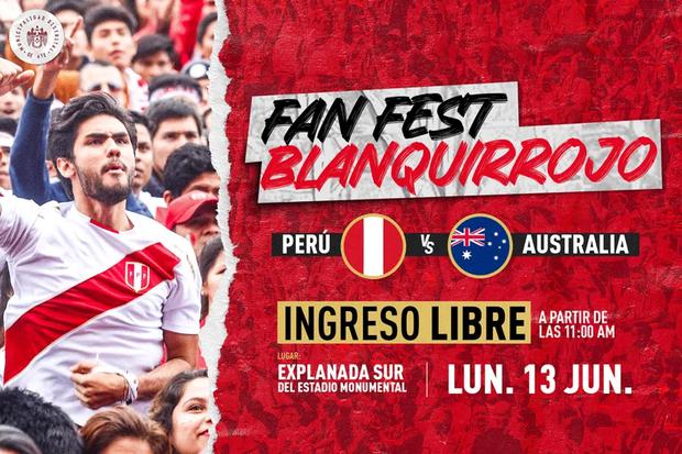 El Club Universitario de Deportes y la Municipalidad de Ate coordinan un evento para que los aficionados puedan ver el partido Perú vs Australia en vivo y en pantalla gigante.