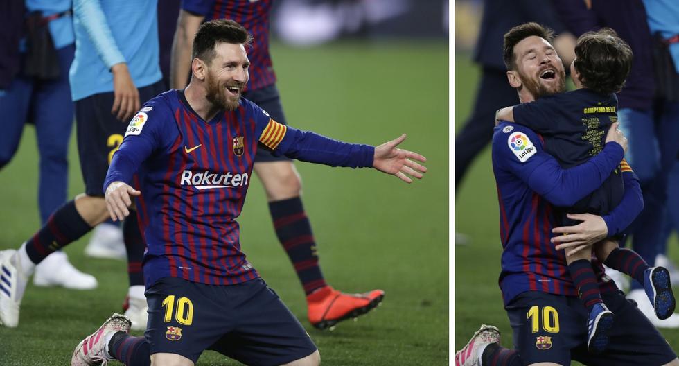 Lionel Messi de rodillas y emocionado: Así fue el tierno abrazo que se