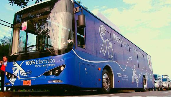 El bus eléctrico permitirá renovar la flota del transporte urbano. (GEC)