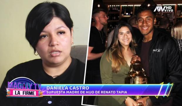 Daniela Castro quedó embarazada en 2016 cuando Renato Tapia ya estaba casado. (Foto: Captura ATV). 