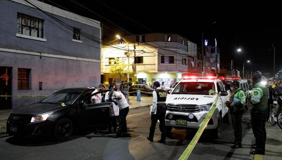 Un hombre fue baleado dentro de su vehículo en el Callao. Foto: Joel Alonzo/GEC