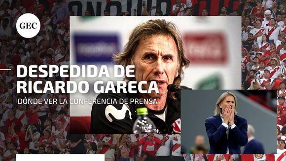 Conferencia de prensa de Ricardo Gareca: cuándo, a qué hora y dónde ver su despedida de la selección peruana