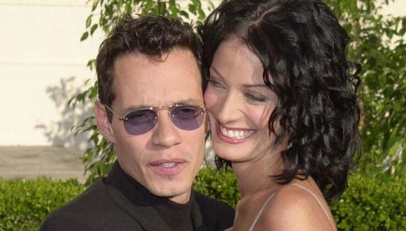 Cuando todavía eran una feliz pareja. Marc Anthony y Dayanara Torres se casaron en Las Vegas, en el año 2000. Juntos tienen dos hijos (Foto: Jim Ruymen / AFP)