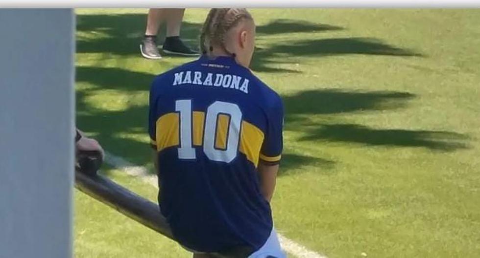 Boca Juniors: Haaland vistió la camiseta de Maradona y se volvió viral en las redes sociales |  Ciudad del Hombre |  RMMD |  DEPORTES