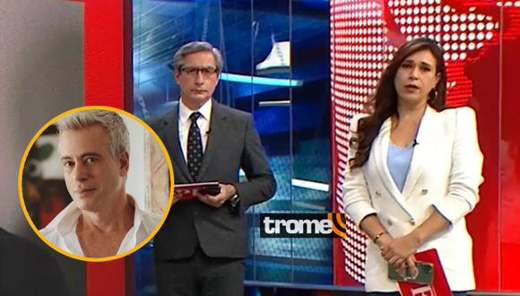 Periodistas de América TV lamentaron el fallecimiento de Diego Bertie. Foto: Captura