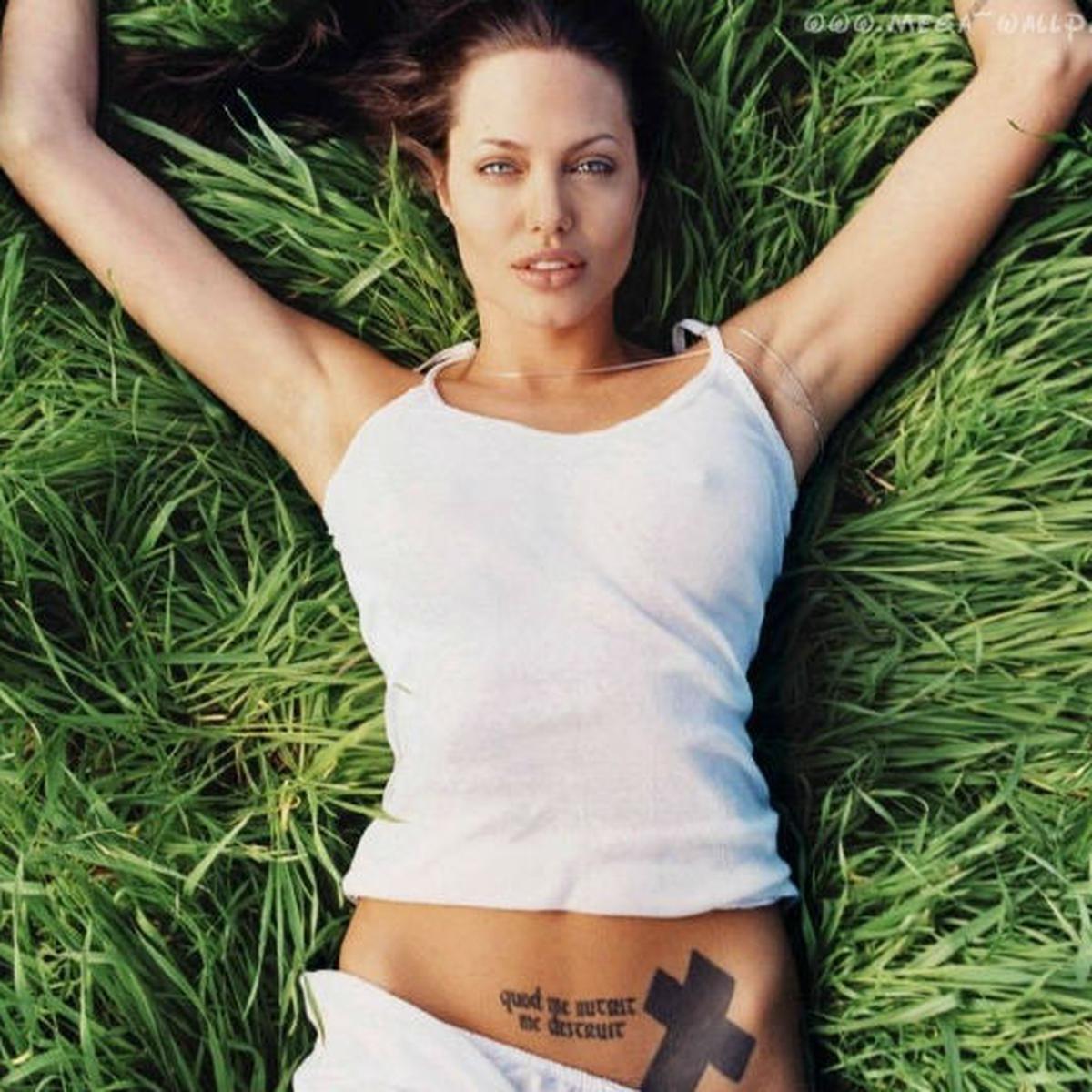 Angelina Jolie y su nuevo e intrigante tatuaje [FOTOS] | ACTUALIDAD | TROME