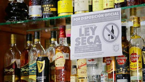 La Ley seca es una medida con la que las autoridades intentan impedir la venta de bebidas alcohólicas. (Foto: Twitter)