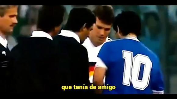 Selección argentina dedica emotivo video a Lothar Matthäus por devolver camiseta de Maradona (video: AFA)