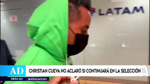Christian Cueva no responde si continuará en la selección peruana