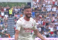 Milan vs. Sassuolo: gol de Olivier Giroud para el 1-0 del ‘Rossonero’ | VIDEO
