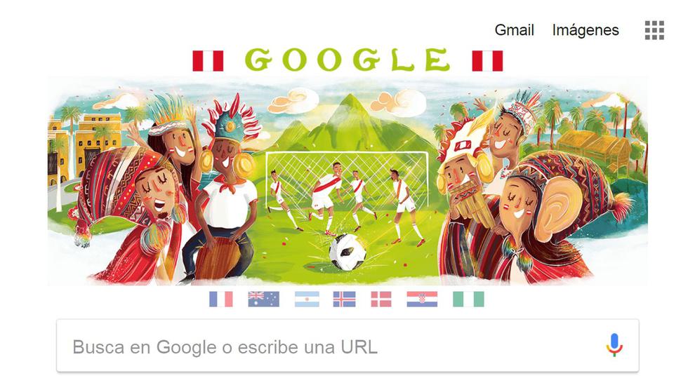 Rusia 2018: Google festeja con un doodle el esperado regreso de Perú al mundial | FOTOS ...
