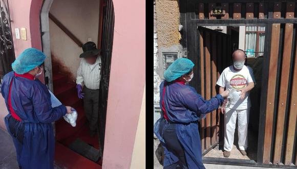 Arequipa: Llevan medicinas hasta viviendas de ancianos para que no salgan por el COVID-19