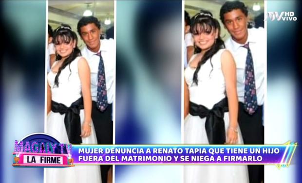 Renato Tapia y Daniela Castro fueron enamorados hasta los 13 años. (Foto: Captura ATV).