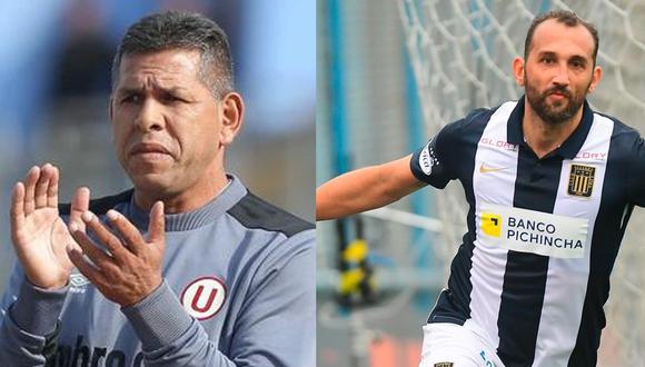 'Puma' Carranza fue irónico al dirigirse a Barcos recordando el descenso de Alianza Lima. Foto: GEC/Liga 1.